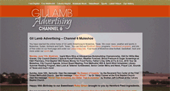 Desktop Screenshot of gillambadvertisingmuleshoe.com